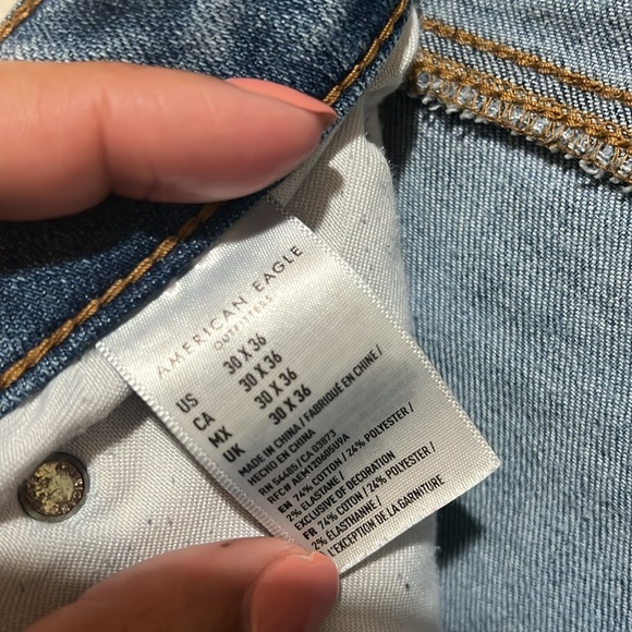 Tall- American eagle jeans, next level air flex  size 30x36 - Picture 5 of 6